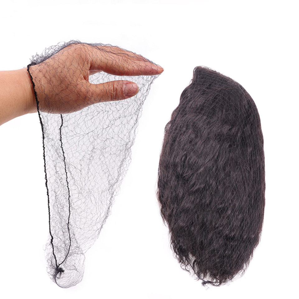 Ecojunmi front packaging showing 100 black hairnets and convenience