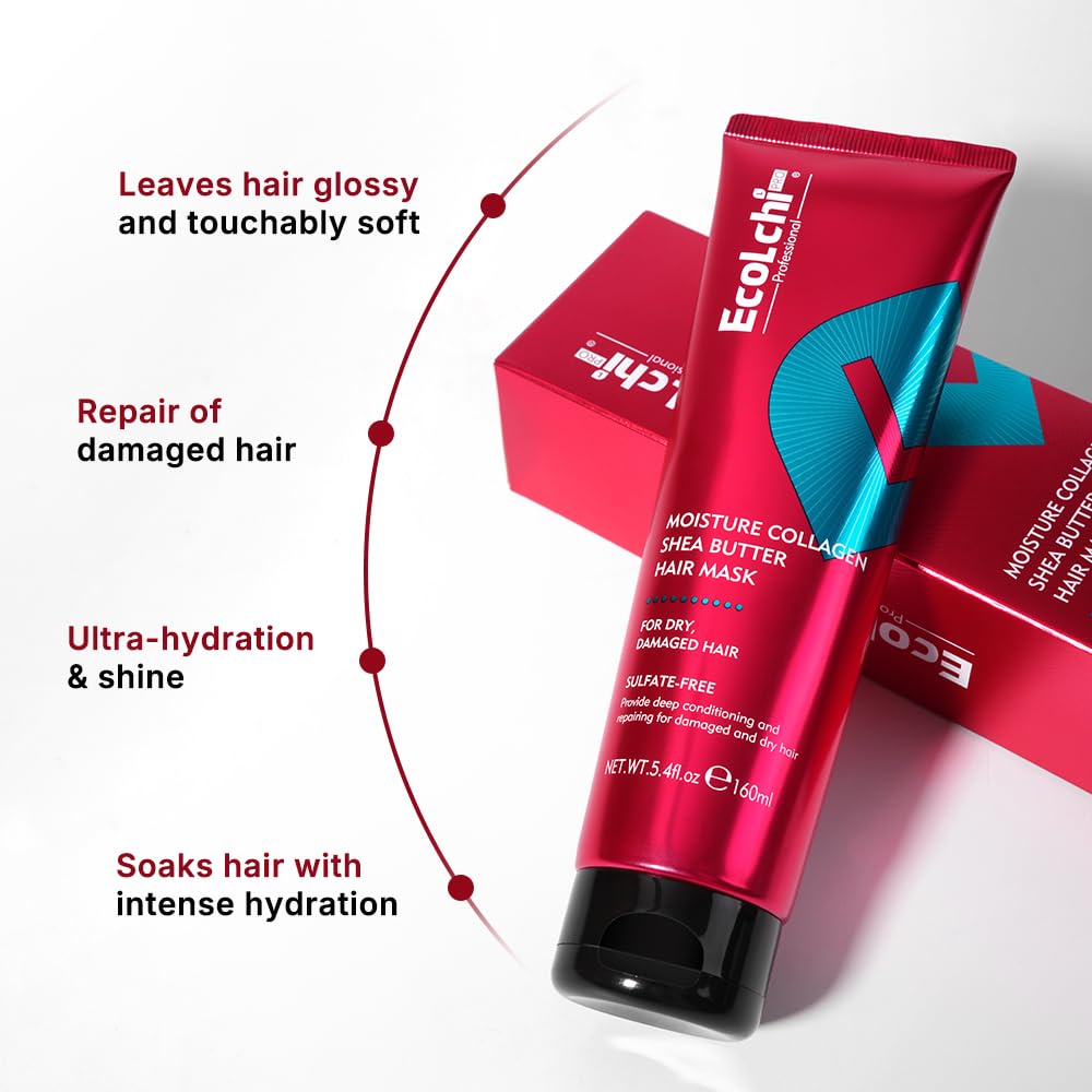 ECOLCHIPRO being applied to damp hair mid-lengths for hydration