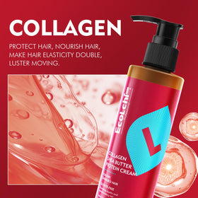 ECOLCHIPRO applied on hair by hand demonstrating detangling and smoothing action