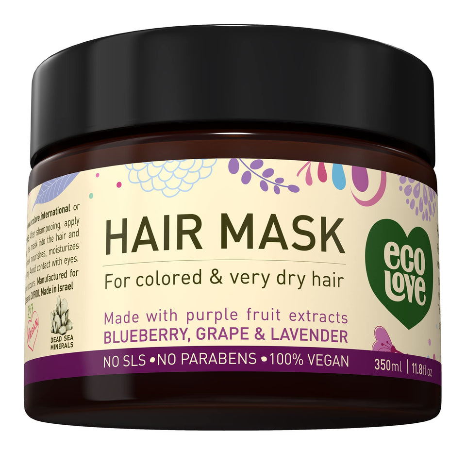 ecoLove front packaging showing product jar and label benefit