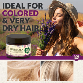 ecoLove natural ingredients lavender blueberry grape highlighting nourishment