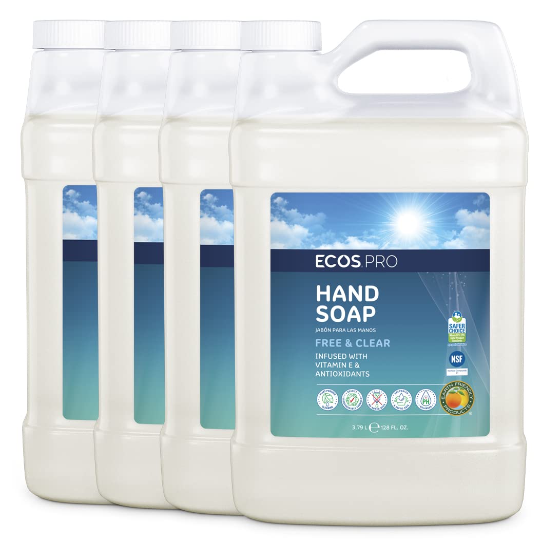 ECOS PRO gallon front label showing product name and unscented benefit