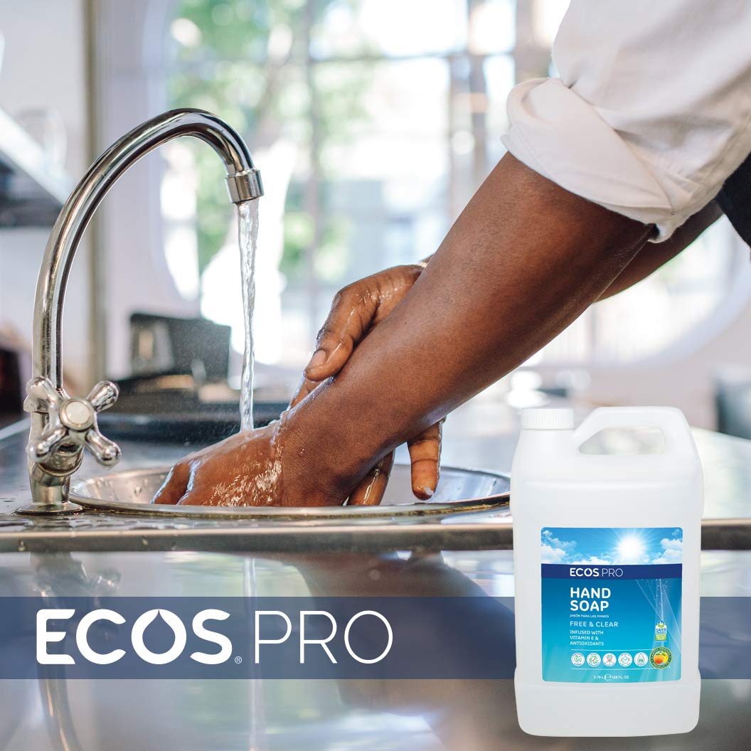 ECOS PRO gallon handle and pour spout for easy refilling and reduced spills