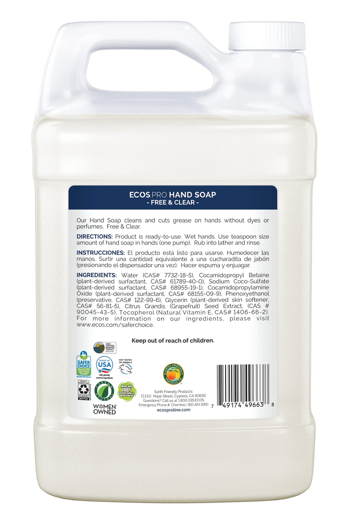 ECOS PRO pack of four stacked to show bulk supply and fewer containers