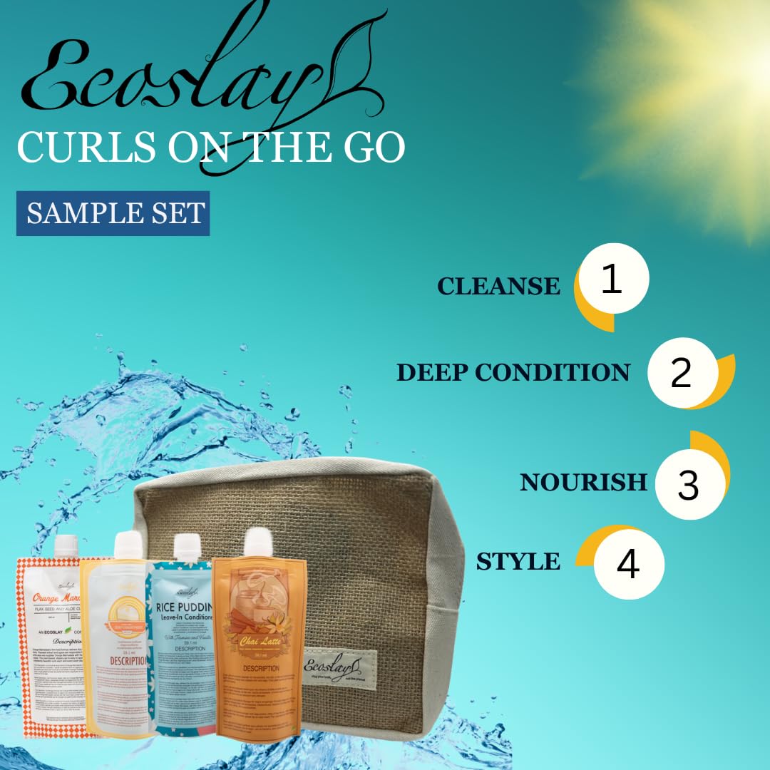 Ecoslay Banana Cream deep conditioner jar open showing rich cream for intense moisturization