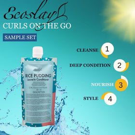 Ecoslay products organized in toiletry bag showing easy packing and routine-ready set