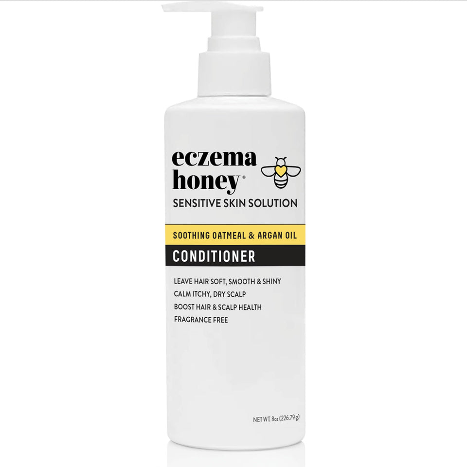 ECZEMA HONEY front bottle showing label and gentle formula benefit