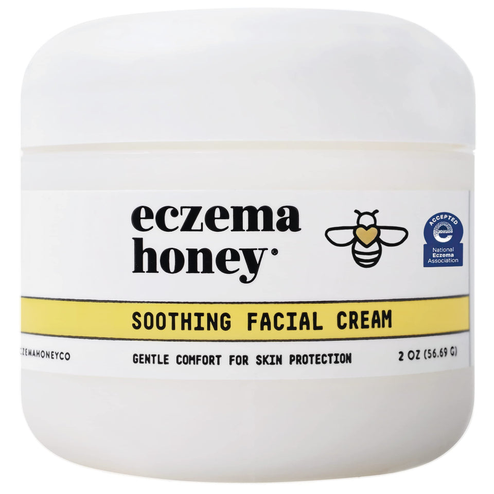 ECZEMA HONEY front packaging displaying jar and label for easy identification and trust