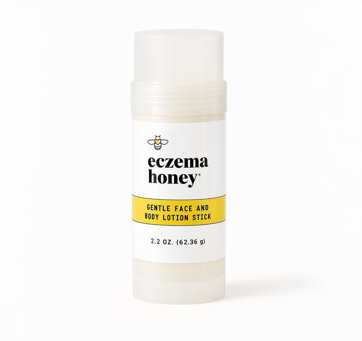 ECZEMA HONEY front packaging showing compact stick for targeted hydration
