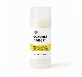 ECZEMA HONEY front packaging showing compact stick for targeted hydration