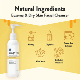 ECZEMA HONEY pump dispenser detail for easy one-handed usage and controlled application