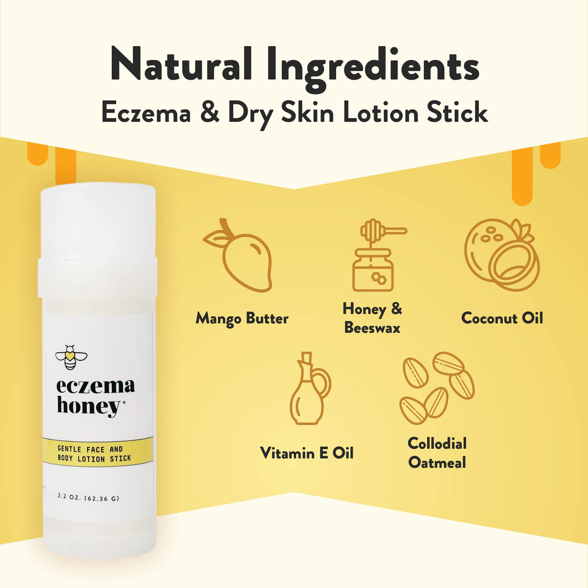 ECZEMA HONEY close-up texture view highlighting smooth, non-greasy balm