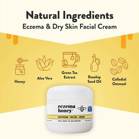 ECZEMA HONEY cream texture close-up showing lightweight consistency for quick absorption