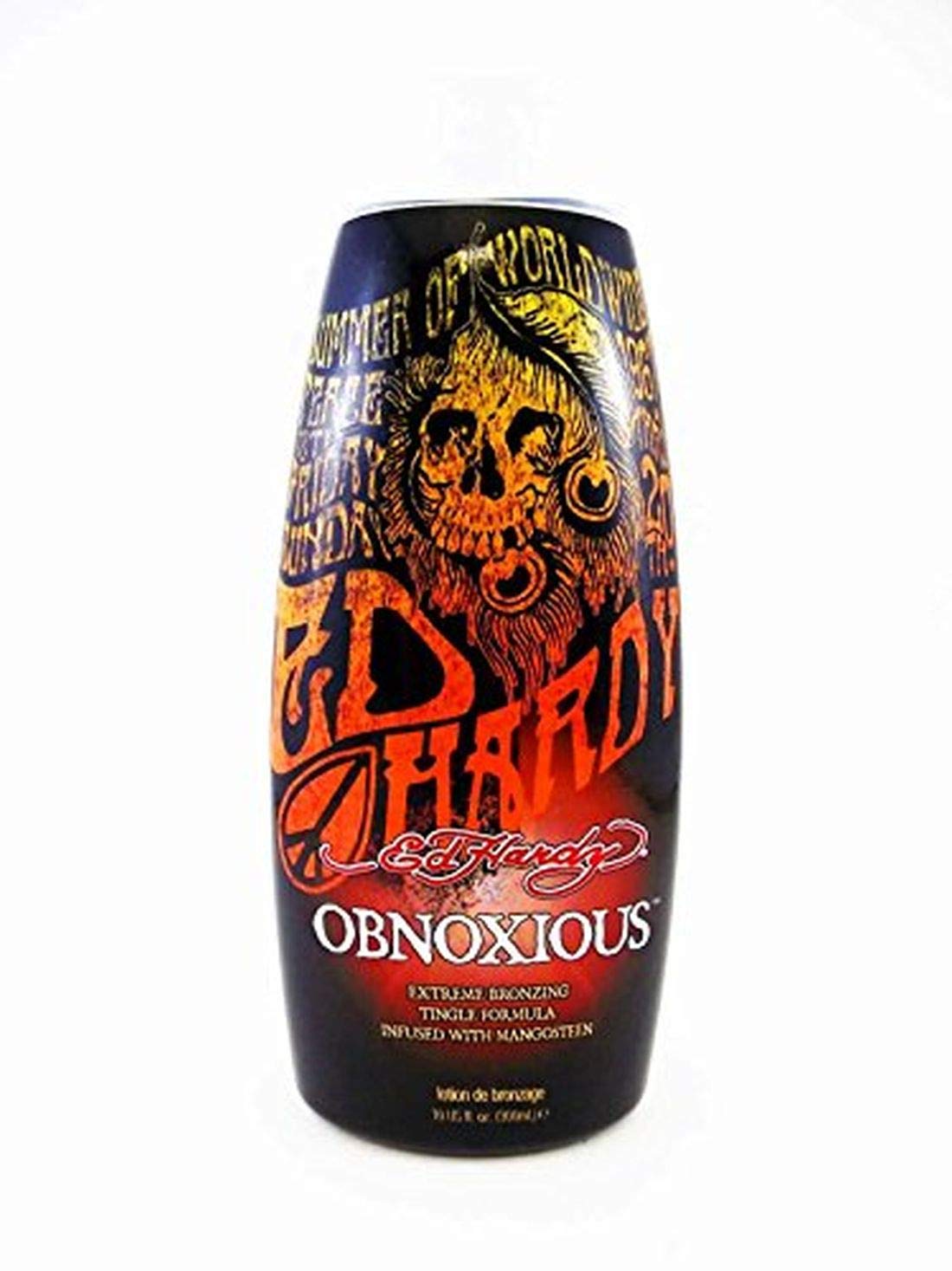 ED HARDY front packaging of 10 oz bronzer showing bold label and moisturizing benefits