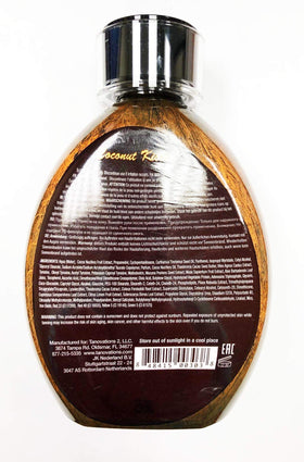 ED HARDY Coconut Kisses lotion texture close-up showing rich coconut creaminess for soft skin