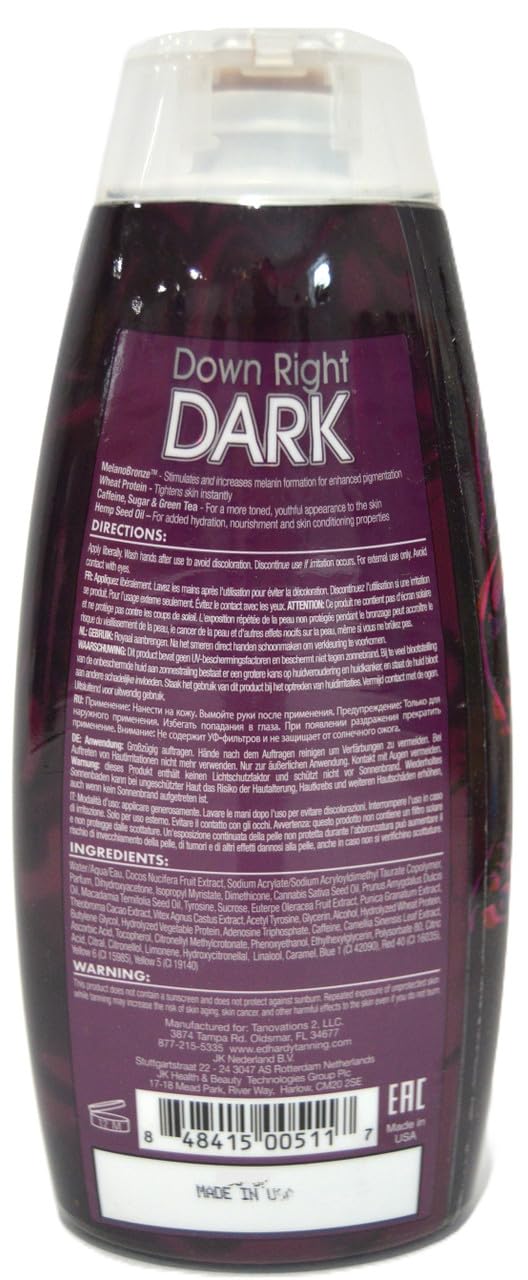 ED HARDY ingredients panel detail showing antioxidants and hemp seed oil benefits