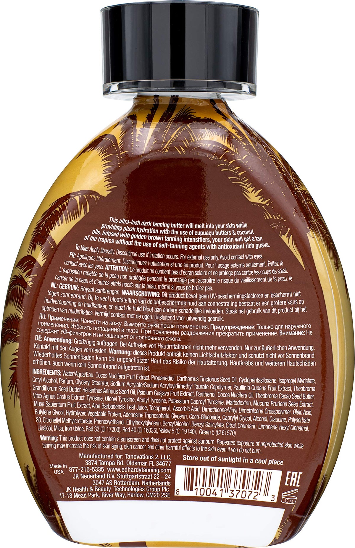 ED HARDY close-up texture demonstrates creamy butter for fast skin absorption