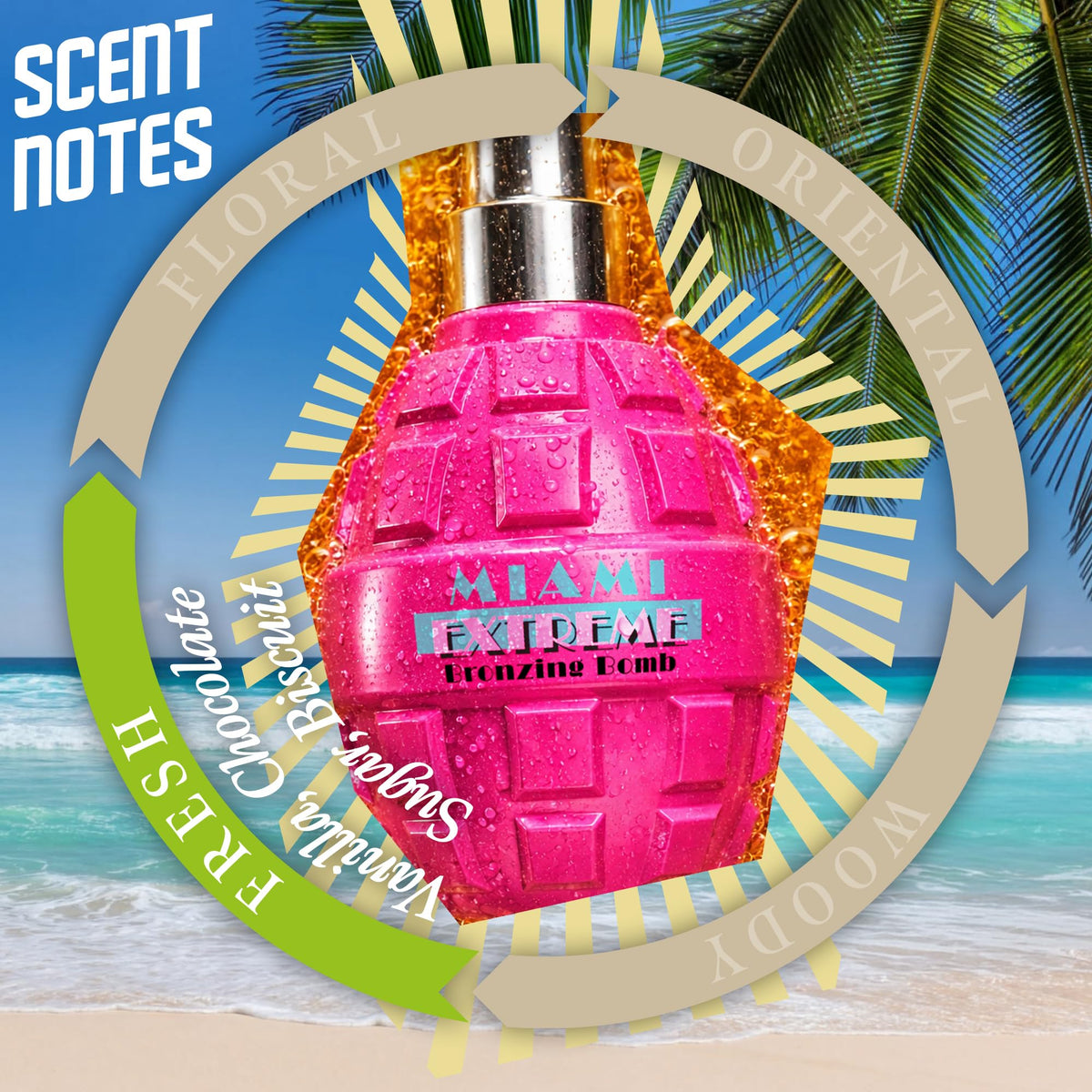 Eda Taşpınar 200ml bottle size beside sunglasses showing travel-friendly volume