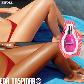 Eda Taşpınar close-up of oil texture highlighting quick absorption benefit