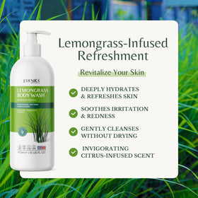 EDENIKA BOTANICALS back label with ingredients list and safety details for informed shoppers
