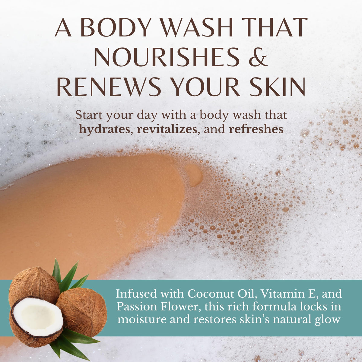 EDENIKA BOTANICALS coconut oil texture close-up demonstrating rich hydration