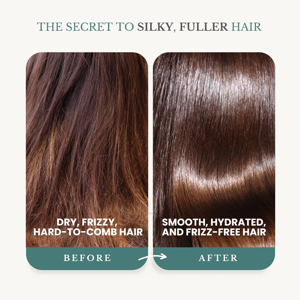 Edenika Botanicals conditioner pouring texture for deep hydration benefit