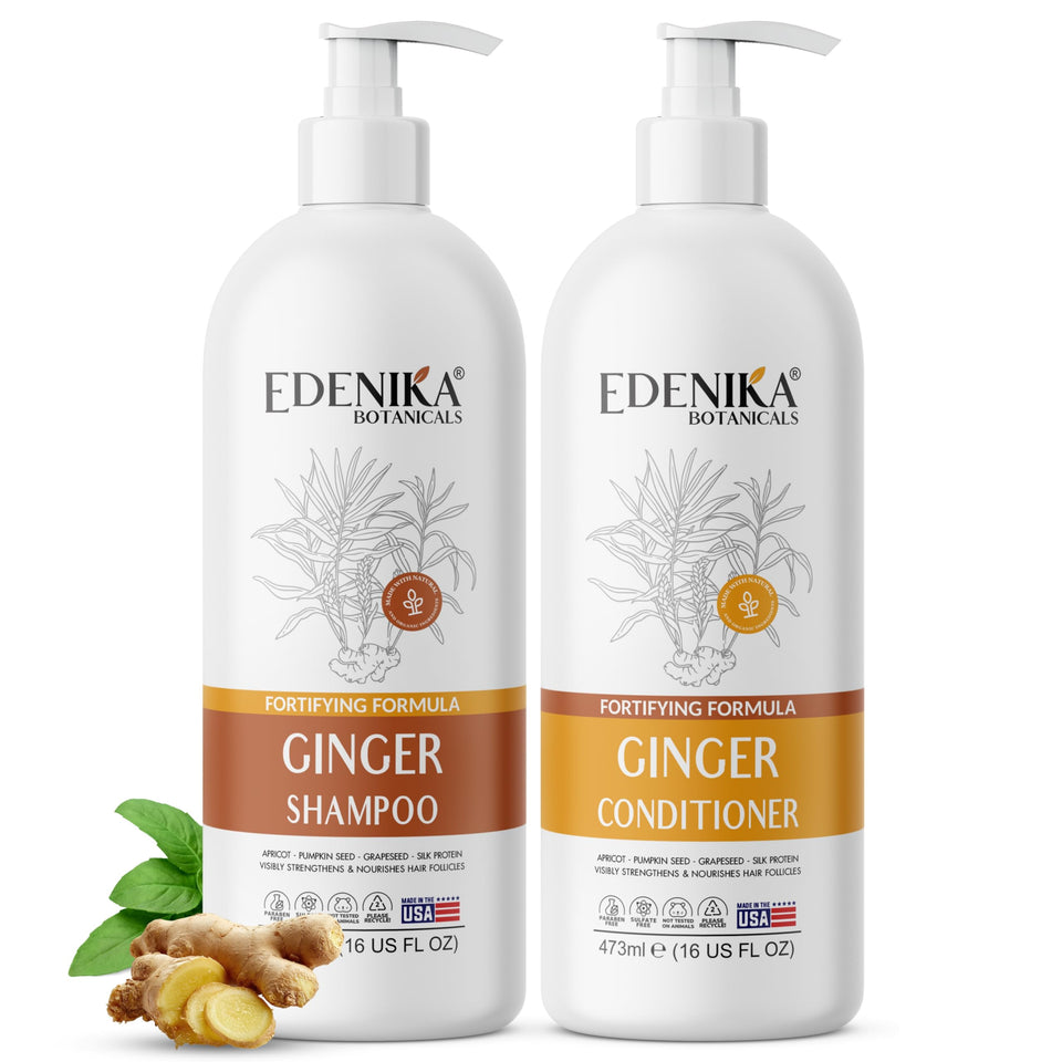 Edenika Botanicals front packaging showing both 16oz bottles and product branding for trust