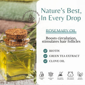 Edenika Botanicals spirulina and rosemary ingredient display for nutrient boost