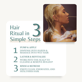 Edenika Botanicals label close-up listing active botanicals and benefits