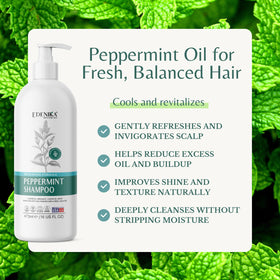 EDENIKA BOTANICALS label close-up highlighting ingredients and benefits