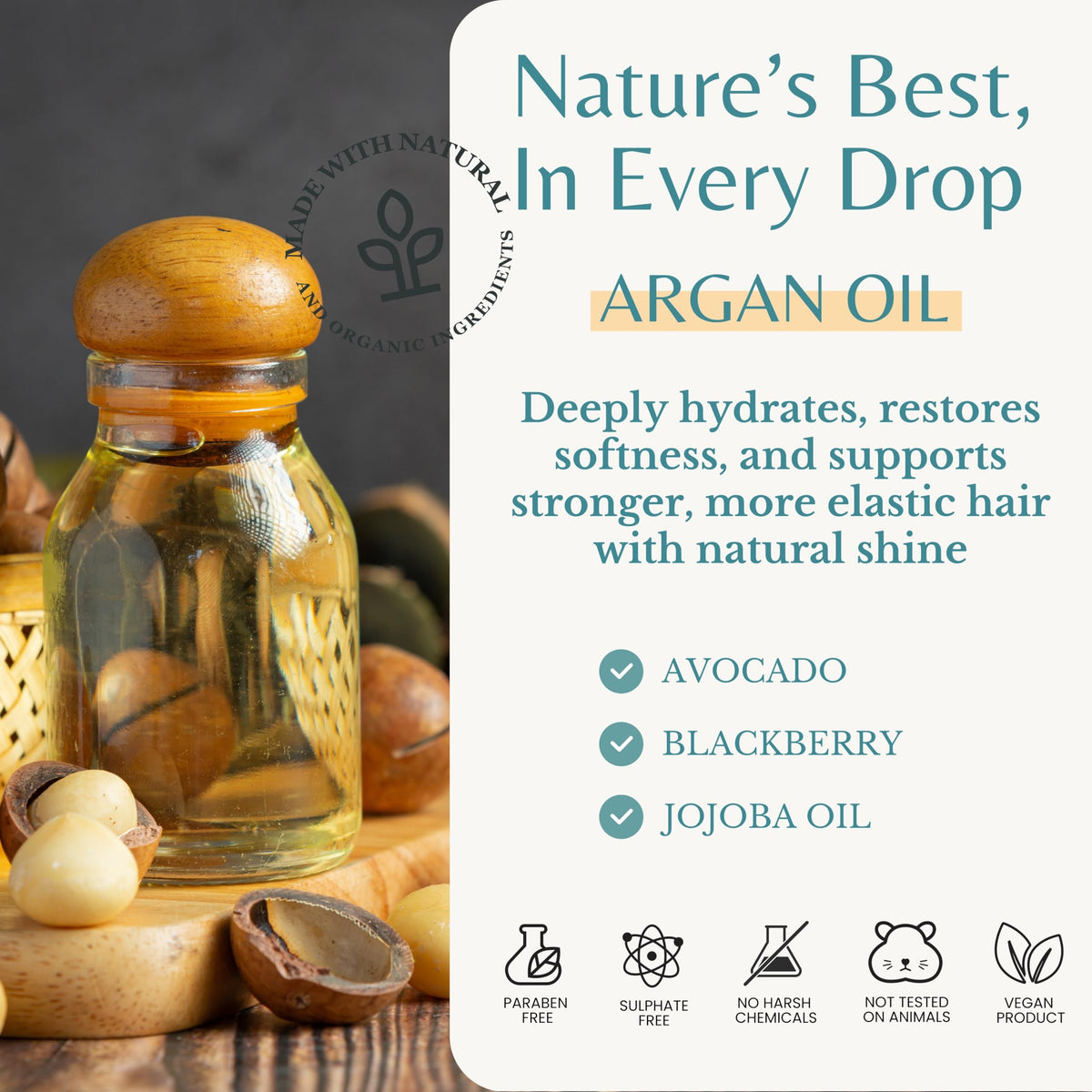 EDENIKA BOTANICALS shampoo lather in hand demonstrating gentle cleanse