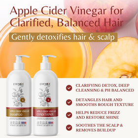 Edenika Botanicals shampoo pump close-up highlighting easy dispensing and control