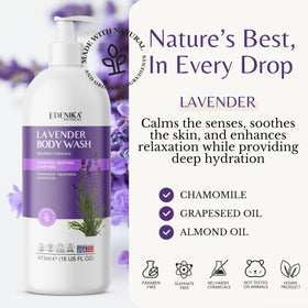 Edenika Botanicals creamy lather close-up demonstrating gentle cleansing