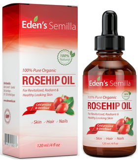 Eden's Semilla front label showing certified organic 4 oz bottle and benefits
