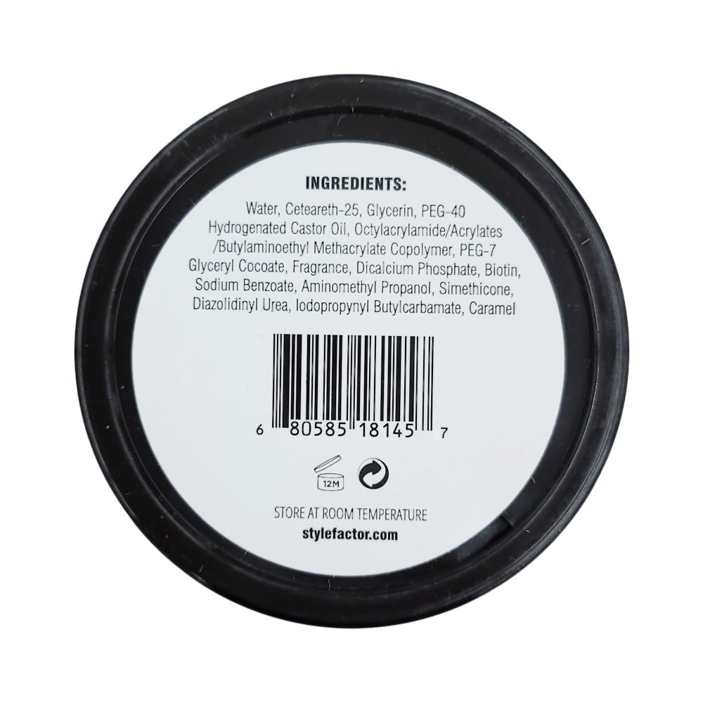 EDGEBOOSTER pomade close-up texture demonstrating smooth spreadability