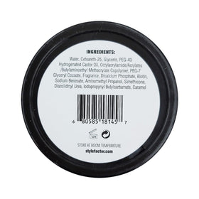 EDGEBOOSTER pomade close-up texture demonstrating smooth spreadability