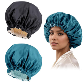 Edoneery bonnet front view showing roomy fit and silky finish for comfortable protection