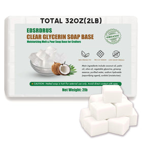 EDSRDRUS front packaging showing 2LB soap base and clear labeling for easy selection