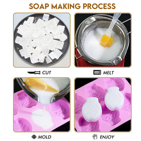 EDSRDRUS ingredient arrangement with goat milk and oils showing natural extracts and nourishing profile