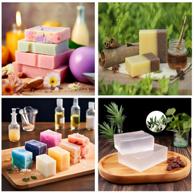 EDSRDRUS soap bars in a bathroom scene showing finished product appeal and gifting potential