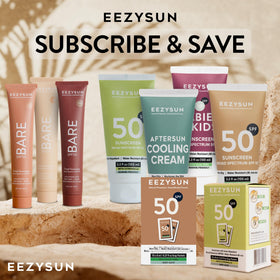EEZYSUN outdoor use at beach lifestyle illustrating reef-safe protection