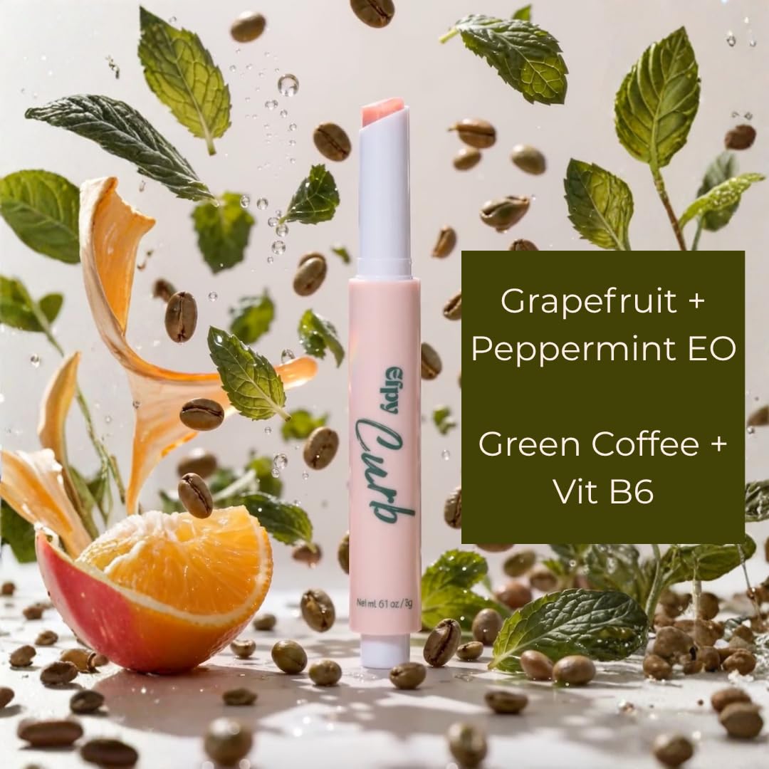 Efpy Curb ingredients label highlighting green coffee L-theanine and vitamins