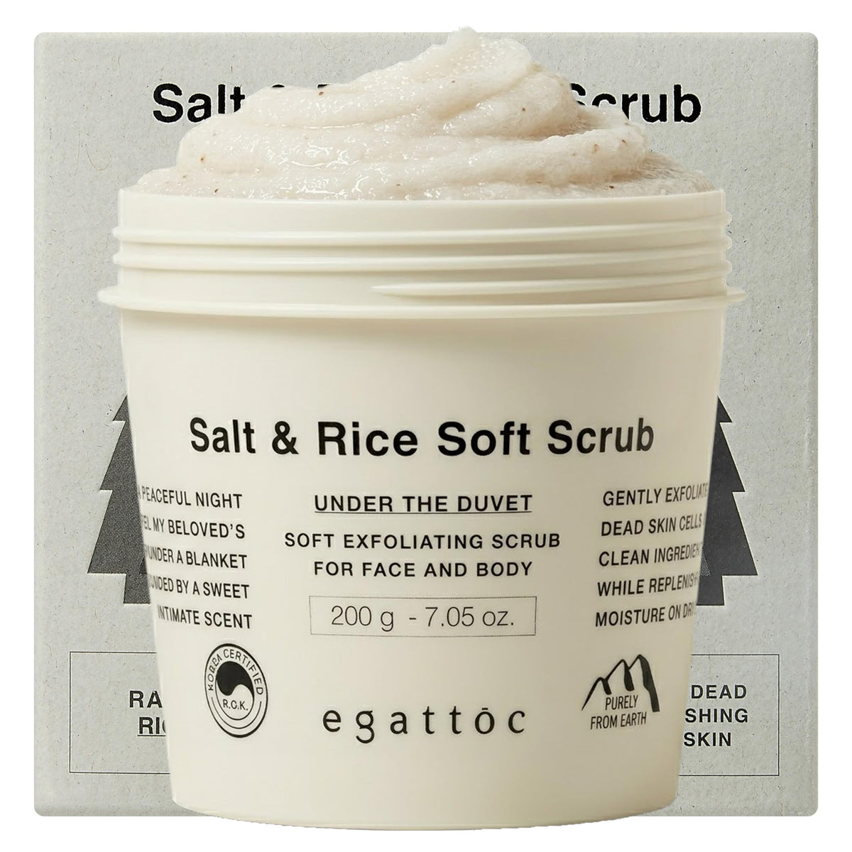 Egattoc front packaging showing Wild Cotton scent and brightening benefits