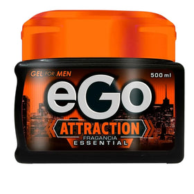 Generic Ego Attraction front label showing product name and 500 ml capacity and clear gel benefit