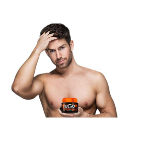 Generic Ego Attraction on a bathroom counter in a morning routine showcasing long-lasting scent benefit