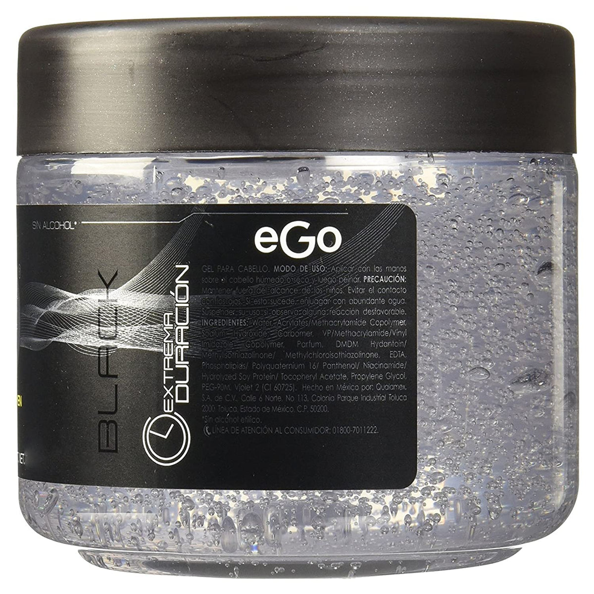 EGO black in-use styling on man creating sharp shape with lasting control
