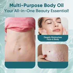 EHAUTO oil texture drop on skin demonstrating smooth absorption and nourishing hydration