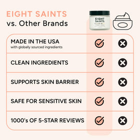 Eight Saints Cloud Whip in hand to show 2 oz size and easy daily use