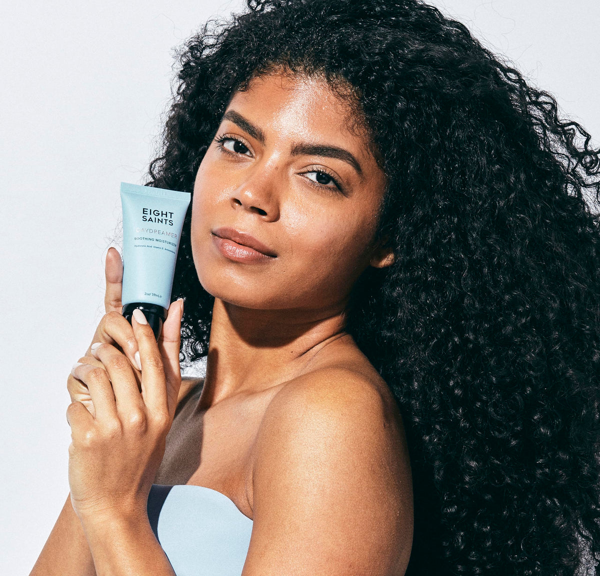 Eight Saints Daydreamer applied on hand demonstrating quick absorption and non-greasy finish