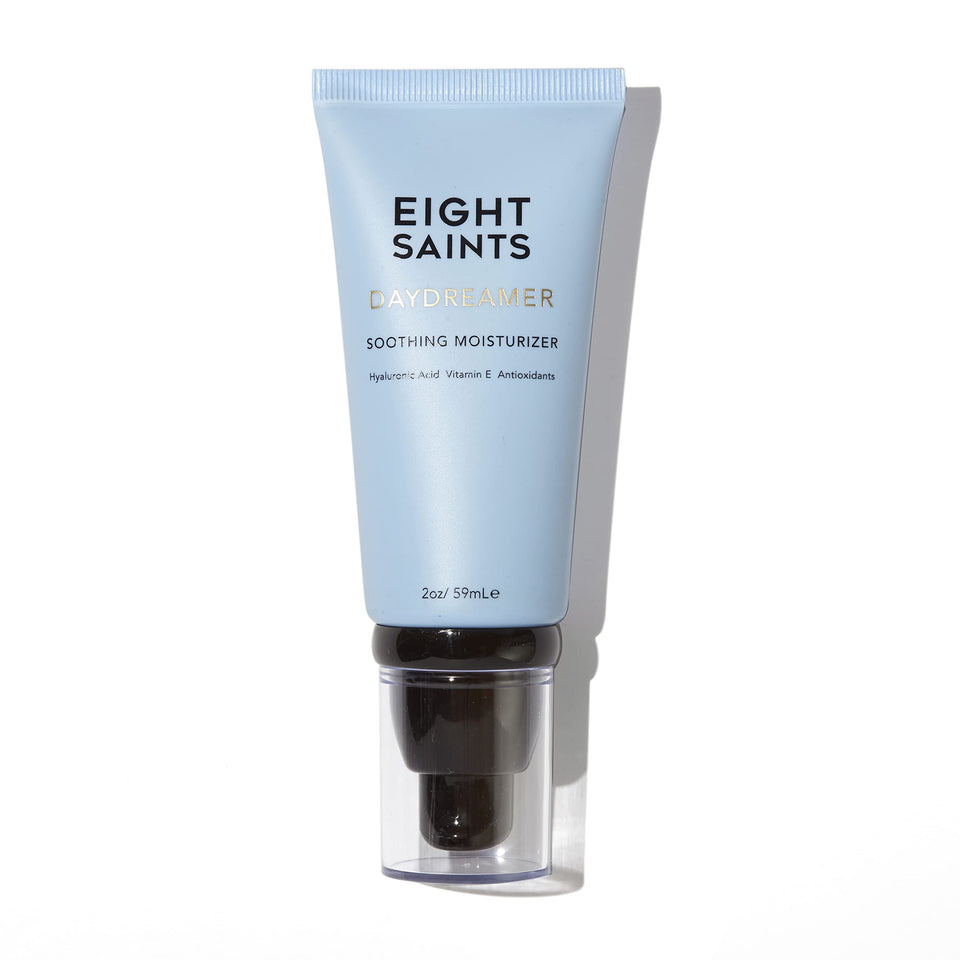 Eight Saints Daydreamer front packaging showing compact 2 oz tube and branding benefit
